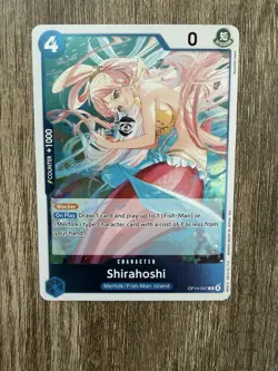 Shirahoshi OP14-047 - One Piece TCG: The Azure Sea's Seven - Rare Foil - English - Image 1