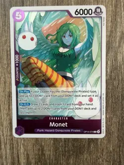 Monet OP14-074 - One Piece TCG: The Azure Sea's Seven - Rare Foil - English - Image 1