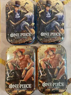 LOT OF 4 🔥 One Piece Tin Pack Set Vol 2 Factory Sealed. BUYER RECEIVES ALL 4!! - Image 2