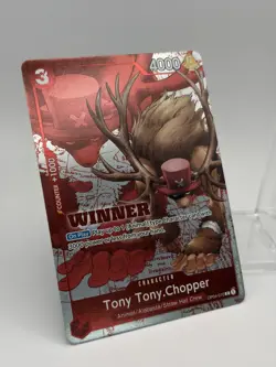 Tony Tony.Chopper C Alt Art Winner OP04-010 - Store Pack 2024 One Piece NM ENGL - Image 2
