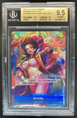 2025 One Piece Promo Alvida Top Player Pack Vol. 2 #OP09-043 BGS 9.5 - Image 1