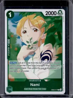 2025 One Piece Anime 25th Collection Nami Rare #EB02-017 - Image 1