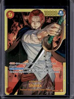 2022 One Piece Romance Dawn Shanks Secret Rare #OP01-120 - Image 1