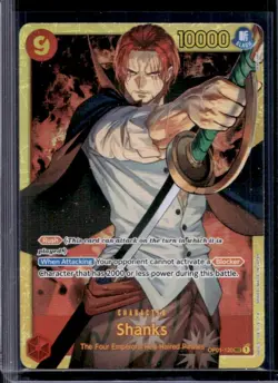 2022 One Piece Romance Dawn Shanks Secret Rare #OP01-120 - Image 1