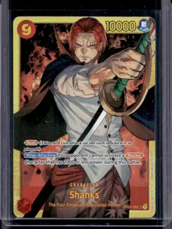 2022 One Piece Romance Dawn Shanks Secret Rare #OP01-120 - Image 1