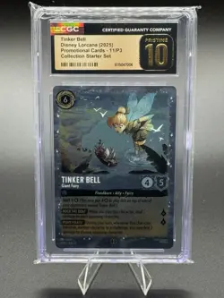 2025 Disney Lorcana Tinker Bell 11/P3 Fabled Collection Starter CGC PRISTINE 10 - Image 1