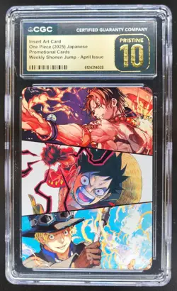 2025 ONE PIECE JP INSERT ART CARD PROMO APRIL CGC 10 A PRISTINE PT - Image 1