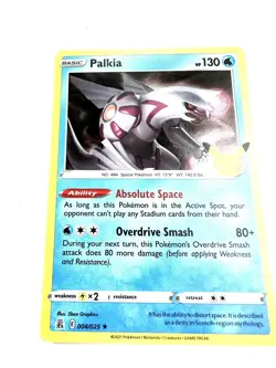 Palkia - 004/025 Celebrations 25th Anniversary Holo Rare Pokemon - NM/MINT Card - Image 3