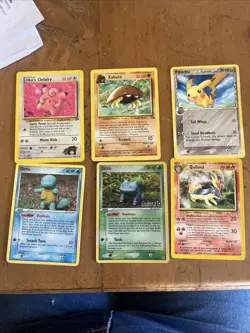 ELEVEN Pokemon Cards Including Ditto(s) And Pikachu Delta Species - Image 1