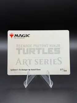 MTG TMT - Splinter's Technique Art Card (Gold Stamp) - 27/54 - Image 2