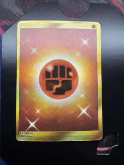 Pokemon TCG Fighting Energy Guardians Rising Holo Card 169/145 Secret Rare - Image 1