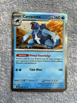 Pokemon Card - Carracosta - Holo (38/142 - Stelar Crown) - Image 1