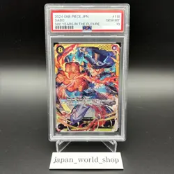 PSA 10 Sabo OP07-118 Portgas D. Ace OP07-119 SEC One Piece Card Japanese - Image 3