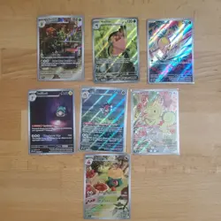 Pokemon Lot Illustration Rares (IR's) MINT CONDITION All 7 Cards Included - Image 1