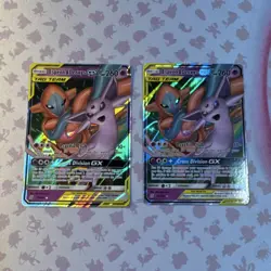 Pokemon TCG 2 Card Lot GX Holo TAG TEAM Espeon Deoxys English - Image 1