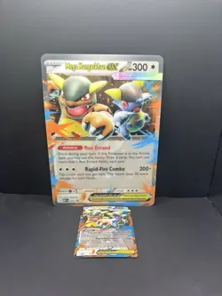 Mega Kangaskhan EX Oversized Jumbo + Standard Card Pokemon Promo Holo Lot - Image 1