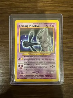 Shining Mewtwo 109/105 Neo Destiny Secret Rare Holo WOTC Pokemon Card - Image 1