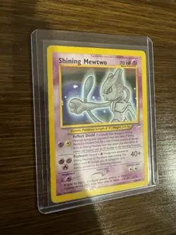 Shining Mewtwo 109/105 Neo Destiny Secret Rare Holo WOTC Pokemon Card - Image 2
