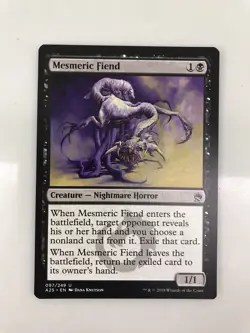 Mesmeric Fiend MTG Magic the Gathering Card NM Near Mint Masters 25 A25 - Image 1