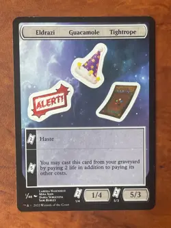 Unfinity Sticker Token 1 / 48 MTG Magic the Gathering Card LP Lightly Played - Image 1