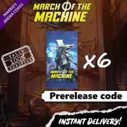 March of the Machine 6 Boosters Prerelease Code MTG Arena card ⚡Auto⚡ - Image 1
