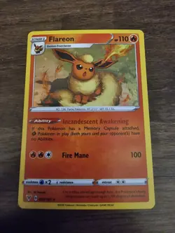 Pokemon TCG Flareon Pokemon Promos 026/185 Holo Promo Cosmos Holo Rare Promo - Image 1