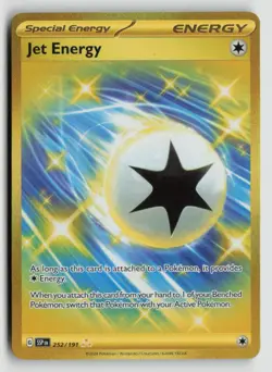 Jet Energy 252/191 Pokemon SV08: Surging Sparks Hyper Rare NM - Image 1