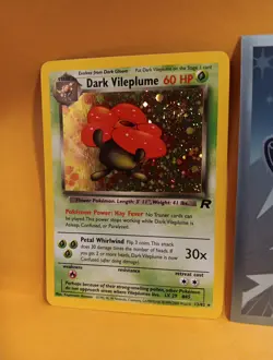 Dark Vileplume 13/82 Unlimited Holo Team Rocket Set NM POKEMON CARD 2000 FAST SH - Image 4