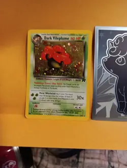 Dark Vileplume 13/82 Unlimited Holo Team Rocket Set NM POKEMON CARD 2000 FAST SH - Image 5