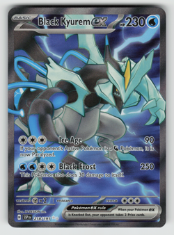 Black Kyurem ex Pokemon Surging Sparks 218/191 Full Art Ultra Rare NM - Image 1