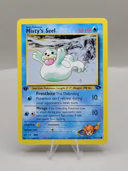 Pokemon Misty's Seel 91/132 1st Edition Common Gym Challenge - Image 1