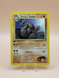 Pokemon TCG Brock's Golem Gym Heroes 20/132 - Image 1