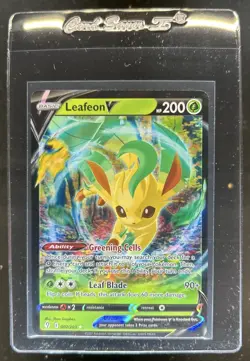 2021 Pokemon SWSH Evolving Skies Leafeon V #007/203 - Image 1