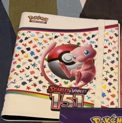 Brand New Pokemon TCG Scarlet And Violet 151 Binder Collection Binder Mew - Mint - Image 1