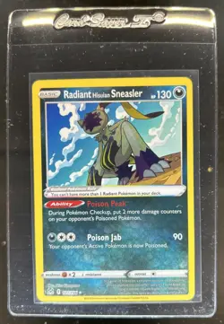 2022 Pokemon SWSH Lost Origin Radiant Hisuian Sneasler #123/196 - Image 1