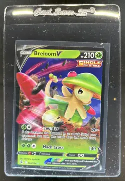 2021 Pokemon SWSH Fusion Strike Breloom V #006/264 - Image 1