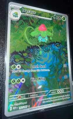 Pokemon Ivysaur 167/165 Illustration Rare Holo Scarlet & Violet 151 - English - Image 1