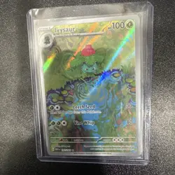 Pokemon Ivysaur 167/165 Illustration Rare Holo Scarlet & Violet 151 - English - Image 3