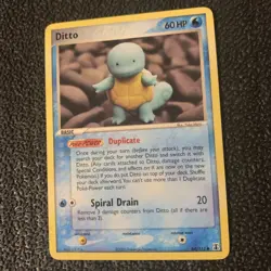 Ditto (Squirtle) 64/113 Delta Species Vintage Pokemon TCG - NM - Image 1