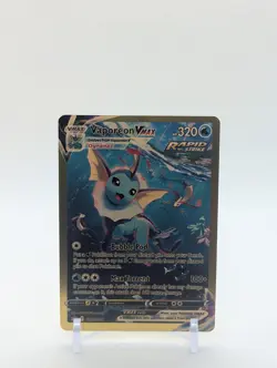 Pokemon🔥VAPOREON VMAX SWSH182🔥GOLD FOIL Collectible🔥Black Star Promo🔥 - Image 1