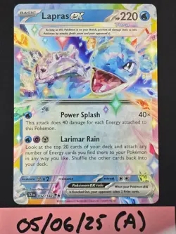 Lapras Ex 032/142 - Stellar Crown - NM - Image 1