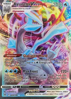 Kyurem VMAX 049/196 Ultra Rare - 2022 Pokemon Lost Origin NM - Image 1