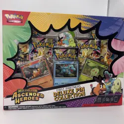 Pokemon TCG Ascended Heroes First Partner Deluxe Pin Collection Factory Sealed - Image 1