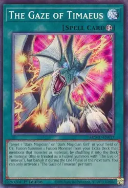 Yugioh - The Gaze of Timaeus (Secret Rare) (1st Edition) - MZMU-EN013 (P) - Image 1