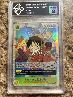 2024 One Piece Monkey.D.Luffy 500 Years In The Future OPO7-109 Mint 9 King Card - Image 1