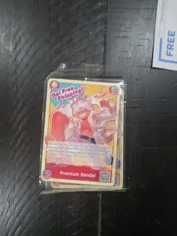 ONE PIECE TCG Monkey.D.Luffy PREMIUM BANDAI CARD GAMES FEST 23-24 ENGLISH SEALED - Image 1