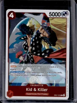 2024 One Piece Memorial Collection Kid & Killer Rare #EB01-003 - Image 1