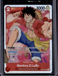 2022 One Piece Romance Dawn Monkey.D.Luffy Super Rare #OP01-024 - Image 1