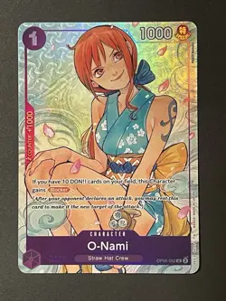 O-Nami (OP05-062) UC Alt Art Promo - One Piece TCG - Illustration Box Vol. 1-NM - Image 2