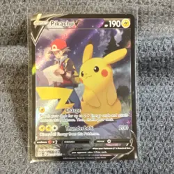 Pokemon Pikachu V Ultra Rare Full Art Card 190 HP Lost Origin TG01/TG30 - Image 1
